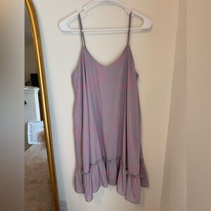 Saints and hearts Pink and purple tank dress